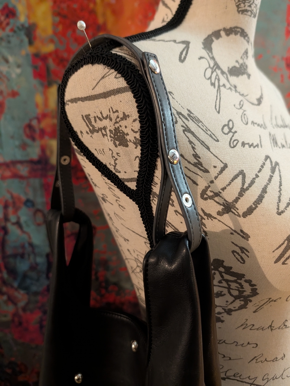 Converse Tokyo Black Studded Purse Tote - Picture 5 of 9